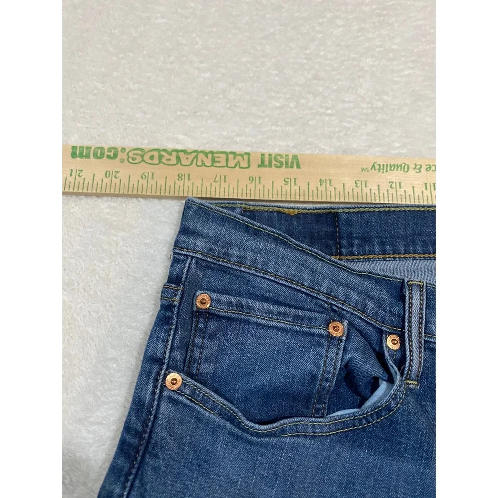 Levis 559 Relaxed Straight Leg Jeans Mens 36x32 Blue Stretch Denim 00559-0421